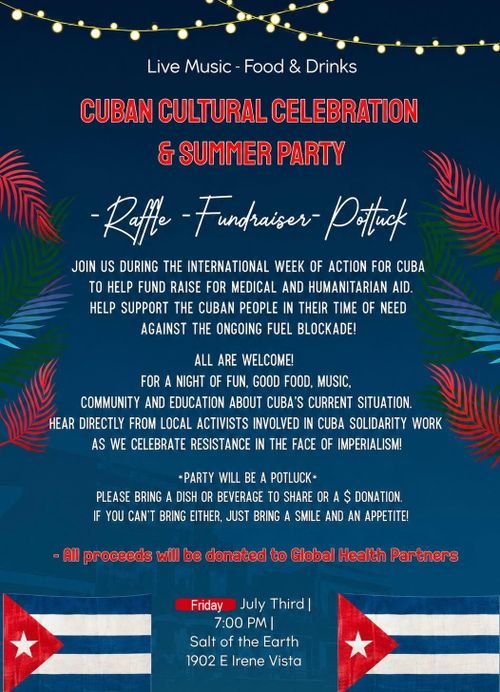 Cuban Cultural Night and Summer Party 