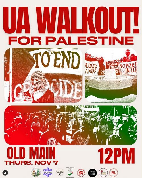 UA Student Walkout for Palestine