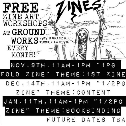 GWX + Tucson Zine Fest Presents Zine Club