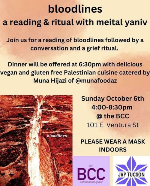 bloodlines - a reading & ritual with meital yaniv