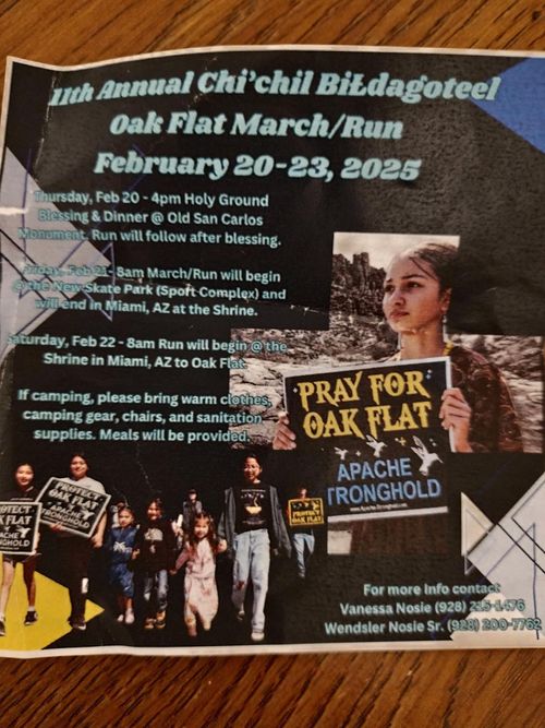 flyer for oak flat